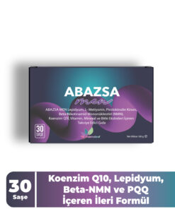 PHARMALEAF İLAÇ VE KOZMETİK Abazsa Men 30 Saşe Vitamin C D Vitamini B12 Çinko Ginseng Resveratrol NMN Koenzim Q10 Takviye