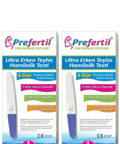 Prefertil Ultra Erken Teşhis Gebelik/hamilelik Testi - [ 2' Li Test ] - Yeni !