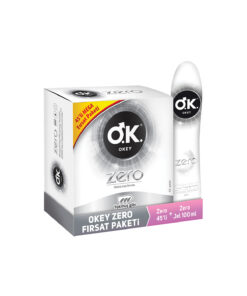 Okey Zero 45'li Prezervatif Zero Kayganlaştırıcı Jel 100 ml