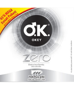 Okey Zero 45'li Prezervatif Zero Kayganlaştırıcı Jel 100 ml - Görsel 3