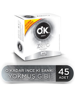 Alternative view of Okey Zero 45'li Prezervatif Zero Kayganlaştırıcı Jel 100 ml