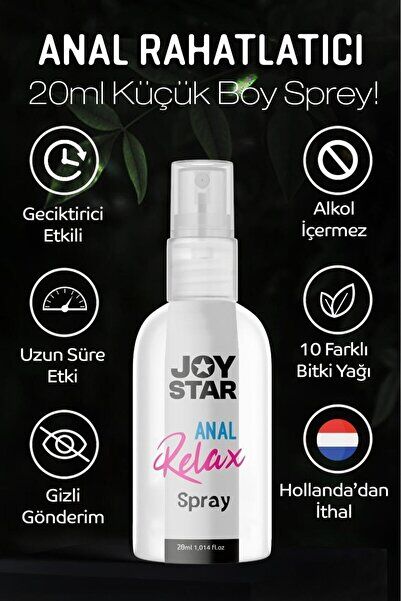 Joystar Anal Rahatlatıcı Relax Sprey - Görsel 3