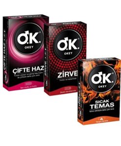 Okey 3 Kutu 3 Çeşit Prezervatif Çifte Haz Zirve Sıcak Temas - Görsel 3