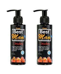 Best Man Bestman 150ml Çilek Aromalı Kayganlaştırıcı Ikili Set - Görsel 3