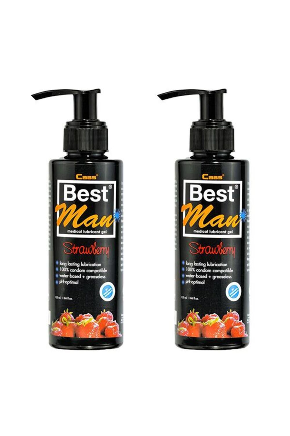 Best Man Bestman 150ml Çilek Aromalı Kayganlaştırıcı Ikili Set