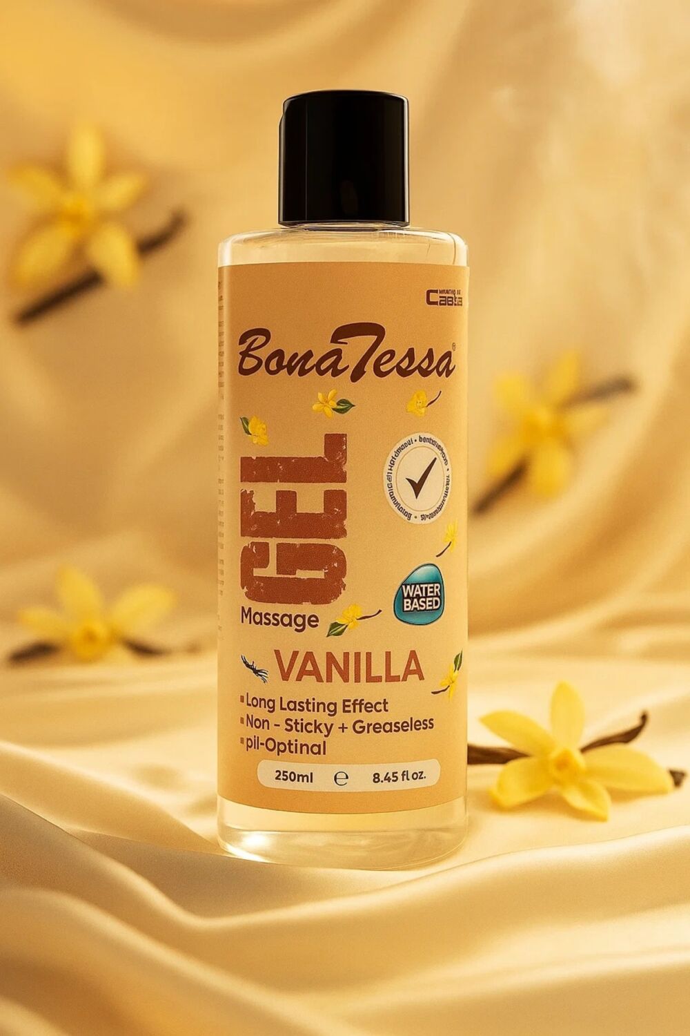 FEMSTAR Vanilya Aromalı Su Bazlı Vücut 250 ML Masaj Yağı Vanilyalı Kayganlaştırıcı Spa Jeli