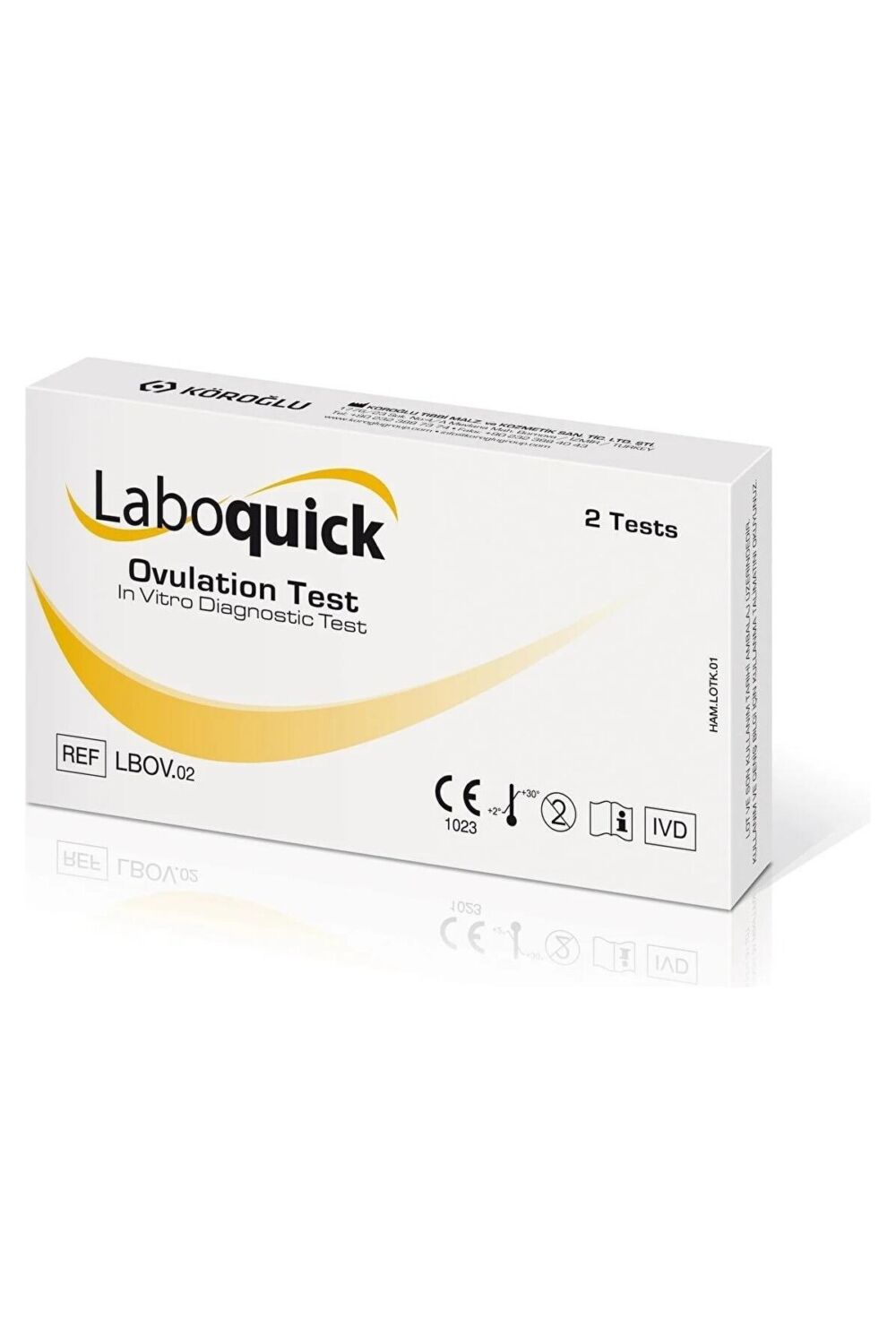 Laboquick 30 Adet Ovulasyon + 10 Adet Kaset Gebelik + 2 Ultra Erken Gebelik Testi - Görsel 2