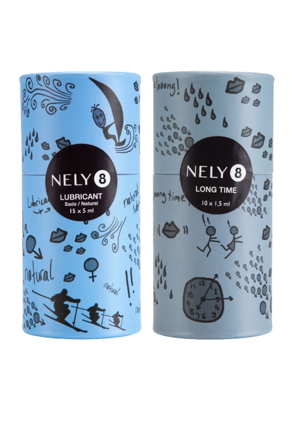 Nely8 İkili Haz Uzun Deneyim + Sade Kayganlaştırıcı