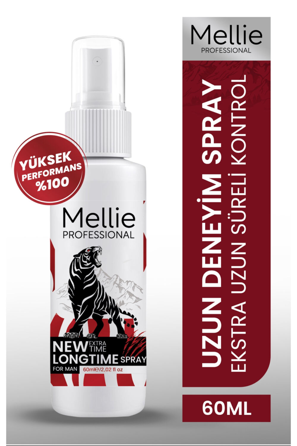 Mellie Professional For Men Erkek Long Time Uzun Geceler 60ml 2’li - Görsel 2