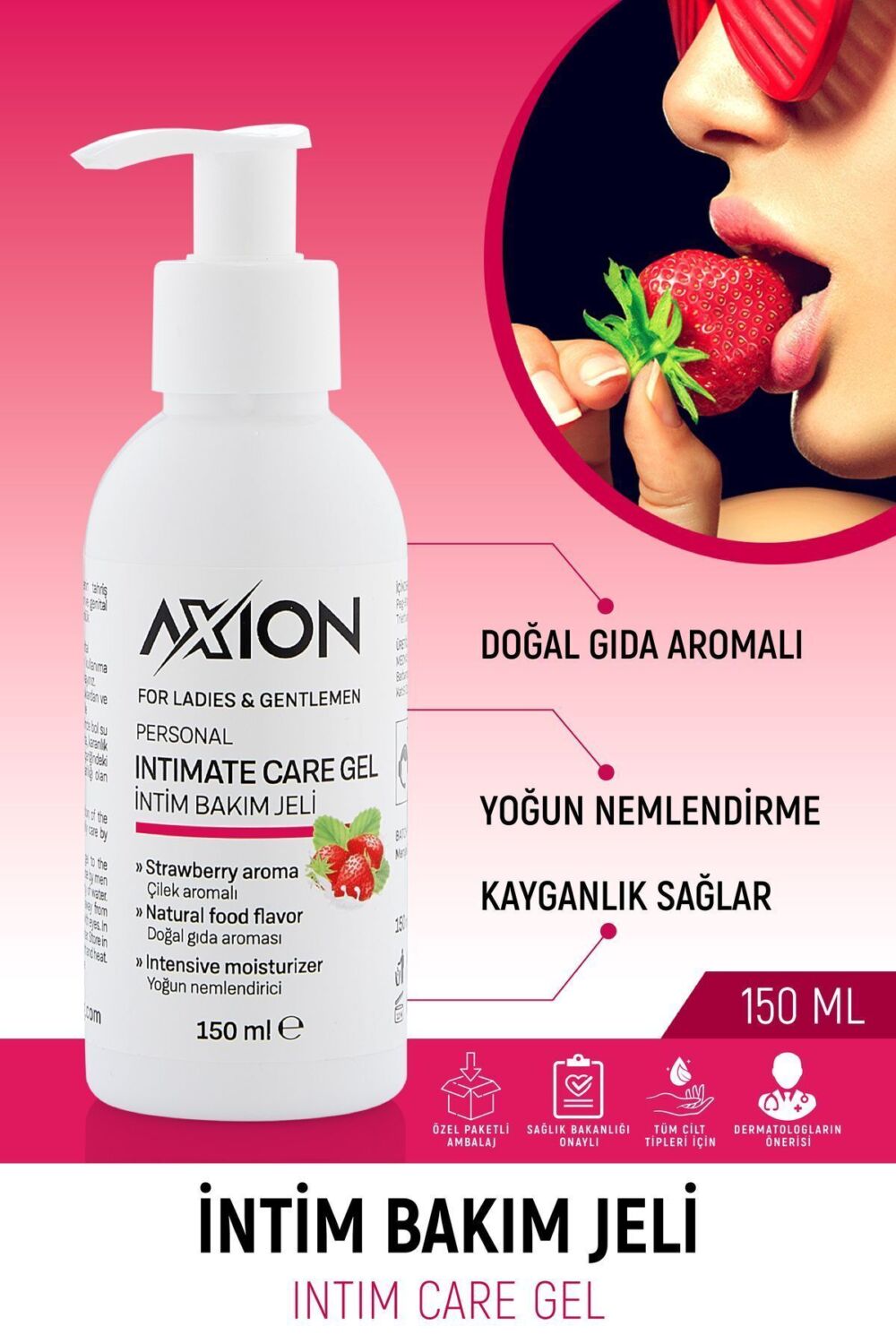 AXION KAYGANLAŞTIRICI AFRO DİZYAK ETKİLİ ÇİLEK AROMALI 150 ML