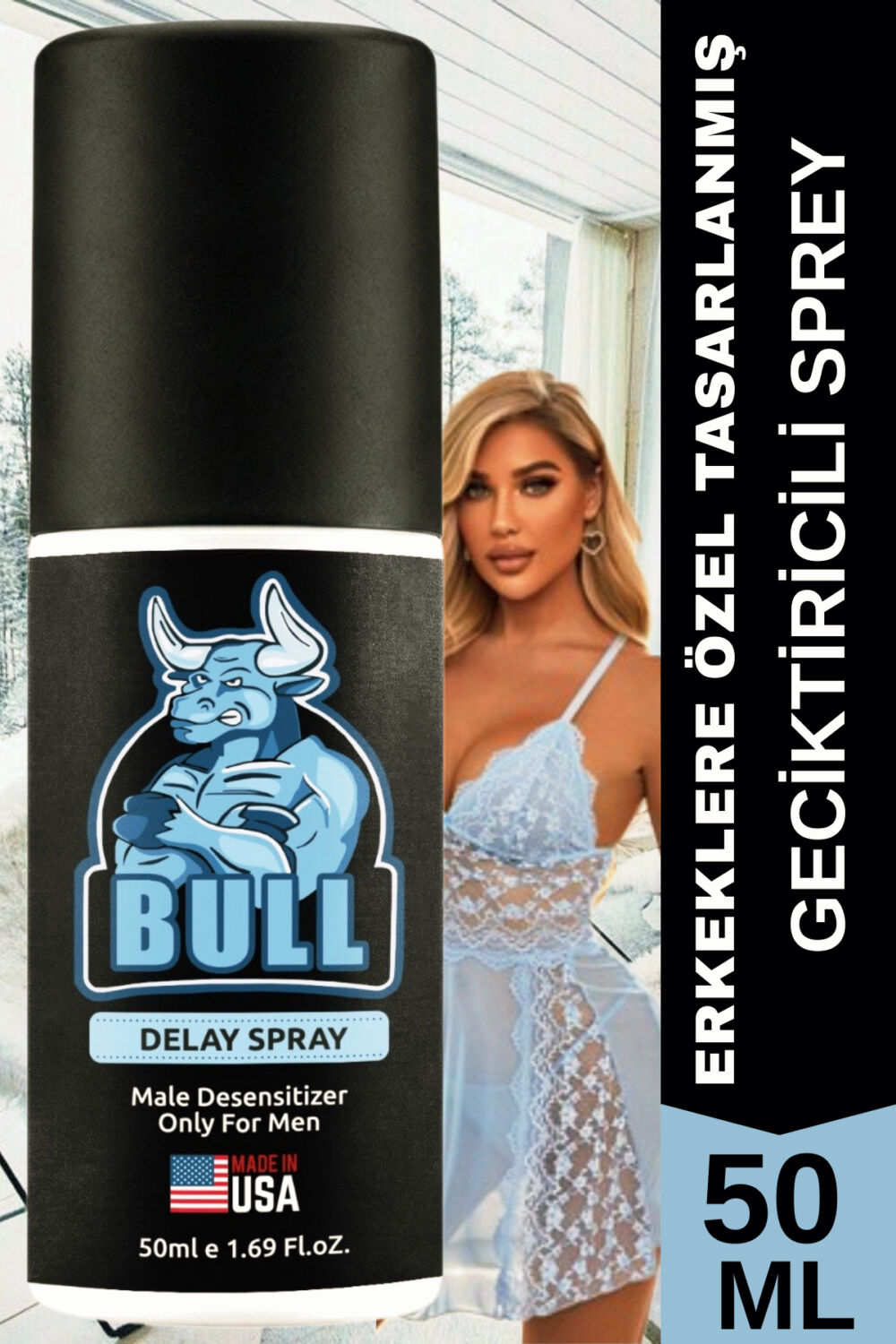 Big Lover Erkek Bakımı İçin Özel Tasarlanmış Geciktiricili Sprey 50ml - Görsel 2