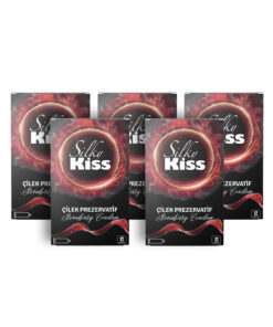 Silky Kiss Çilek Prezervatif – 5’li Paket