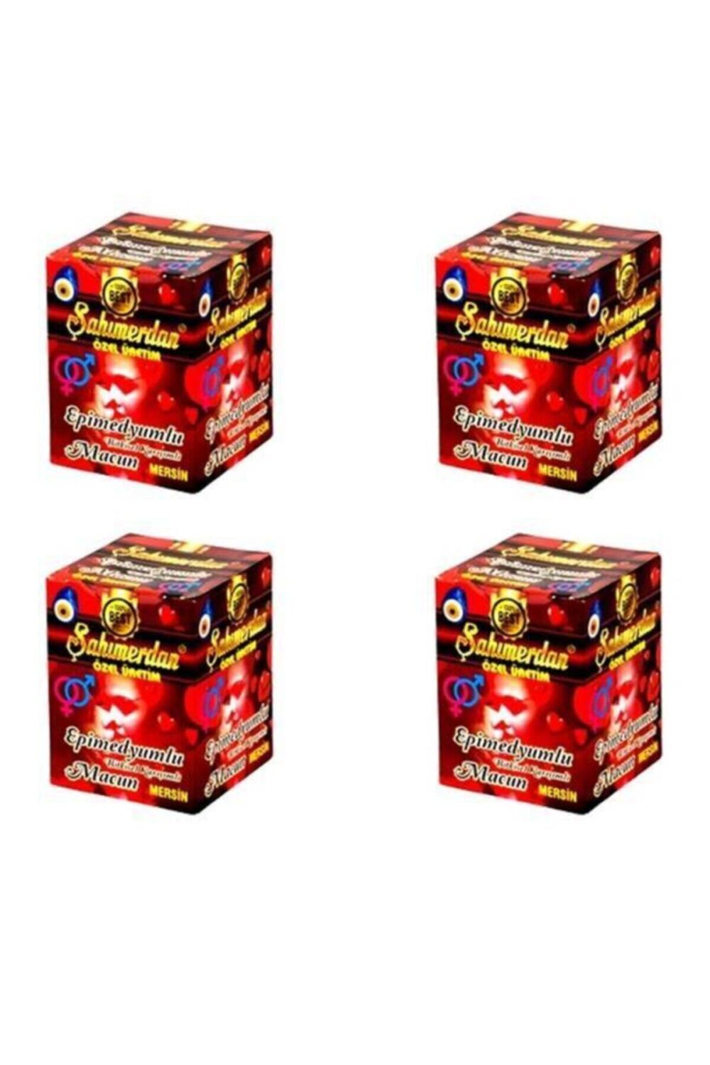 Şahımerdan 4 Adet Ballı Bitkisel Macun (45 Gram)