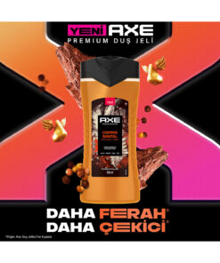 Axe Premium Collection Duş Jeli Copper Santal 3 in 1 Vücut Saç Yüz 300 ml x2 - Görsel 3