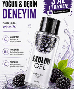 EXOLİNİ Exolini Kadınlara Özel Böğürtlen Aromalı Anal Jel 100 ml | Ağrısız ve Akıcı Kullanım - Görsel 3