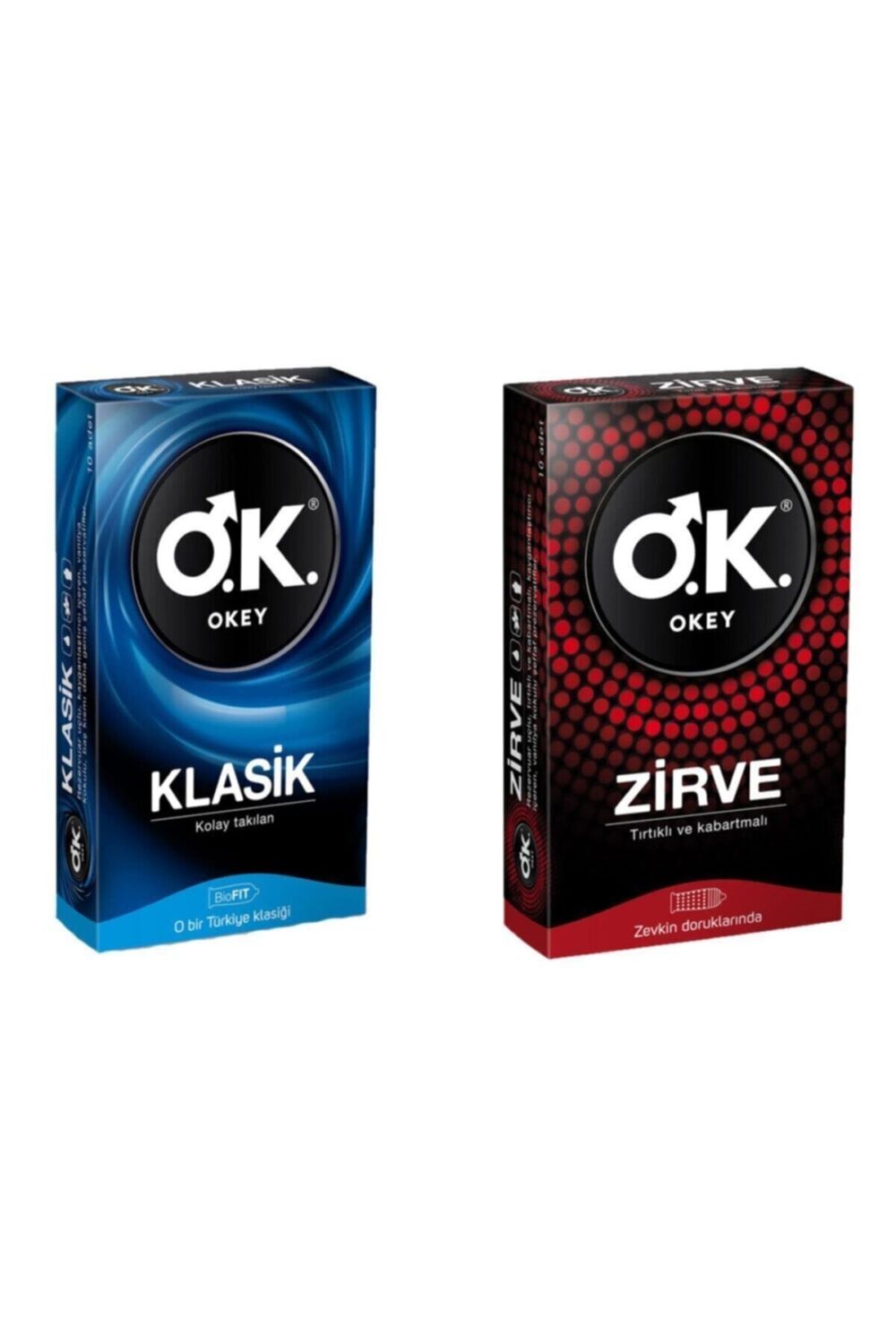 Okey Prezervatif Klasik 10'lu Prezervatif Zirve 10'lu