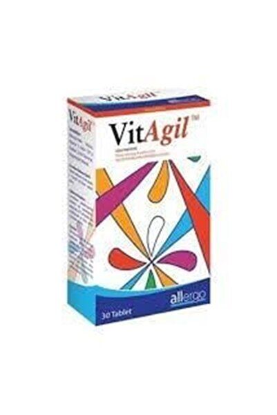 Allergo Vitagil Multivitamin Mineral COQ10 Beta Karoten Ginseng 30 Tablet - Görsel 3