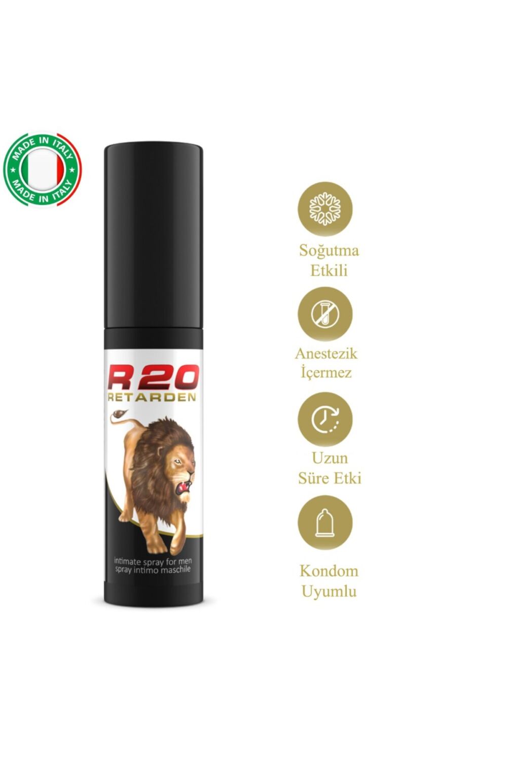 İntimateline R20 20 Ml Erkekler İçin Geliştirilmiş Spreyim Ekstra Etkili Premium İtalyan Kalitesi - Görsel 3