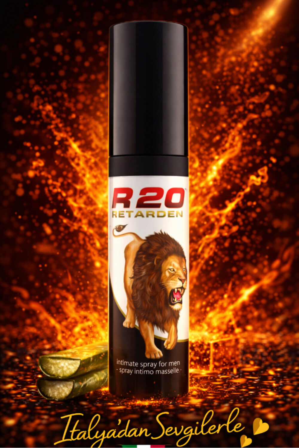 İntimateline R20 20 Ml Erkekler İçin Geliştirilmiş Spreyim Ekstra Etkili Premium İtalyan Kalitesi