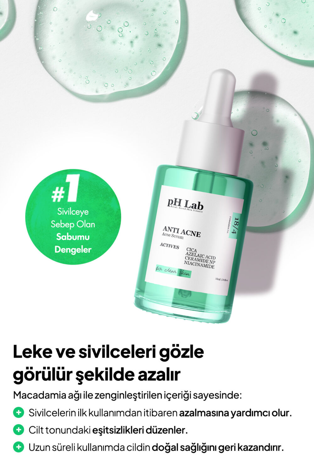 Ph Lab Phlab Anti Acne Serumu, Acne Karşıtı Serum - Görsel 3