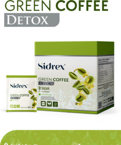 SIDREX Green Coffee Detox - Antioksidan & Metabolizma Destekli Şekersiz Yeşil Kahve