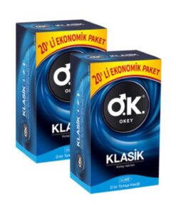 Okey Prezervatif Klasik 20 Li Paket x 2 Adet