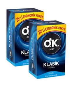 Okey Prezervatif Klasik 20 Li Paket x 2 Adet - Görsel 3