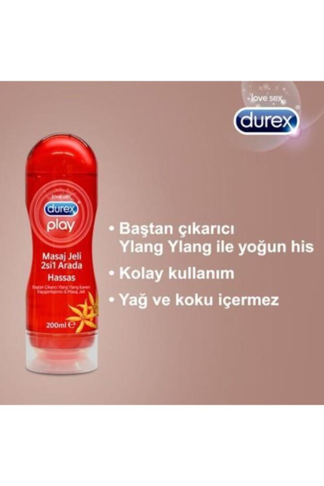Durex Play Kayganlaştırıcı Masaj Jeli Hassas Ylang 200 Ml - Görsel 2