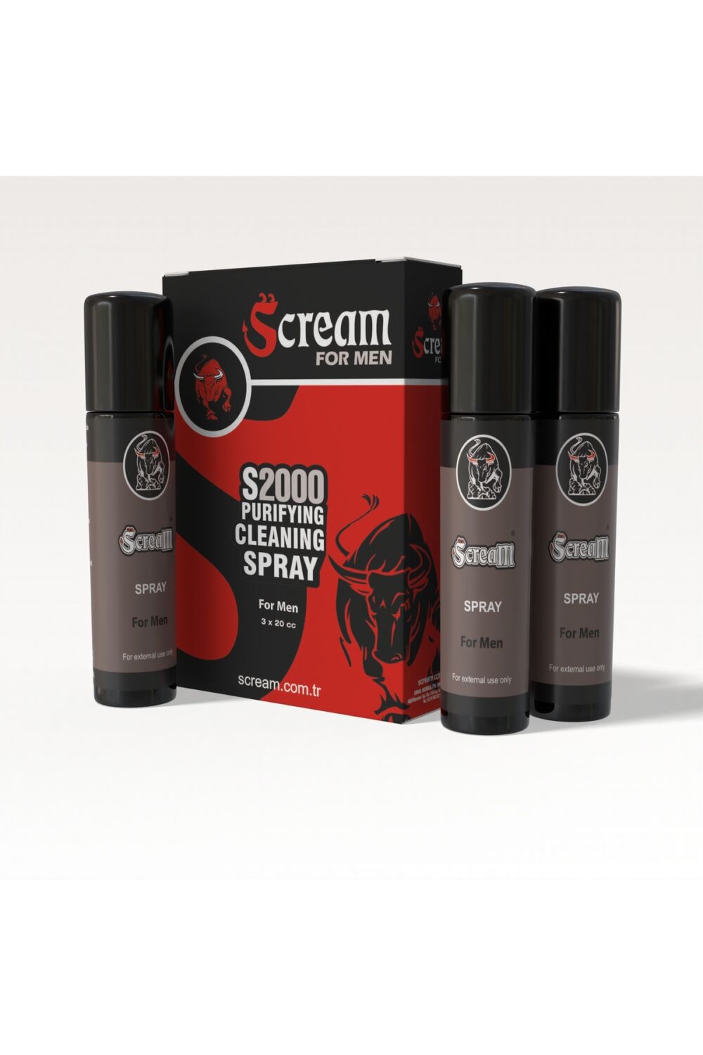 Scream For Men Sprey 20 cc üçlü