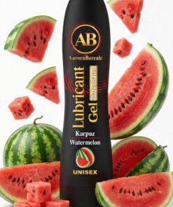 AuroraBoreale Premium Kayganlaştırıcı Jel Büyük Boy Karpuz Aromalı Su Bazlı Lubricant Gel