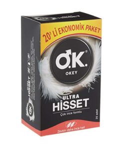 Okey Marka: Okey Ultra Hisset 20'li Ekonomik 1 Paket (1 X 20 Adet) Kategori: Prezervatif
