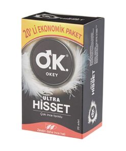 Alternative view of Okey Marka: Okey Ultra Hisset 20'li Ekonomik 1 Paket (1 X 20 Adet) Kategori: Prezervatif