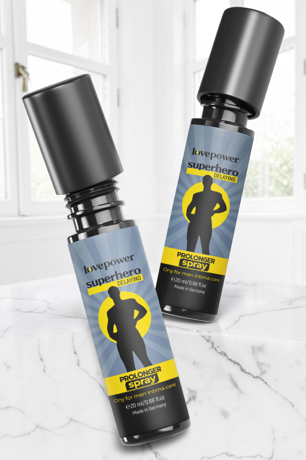 Love Power Dünya'nın 1 Numaralı Geciktiricli Spreyi Super Hero Prolonger Spray - Görsel 2