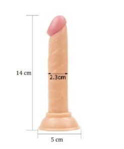 Alternative view of Biosal Belden Bağlamalı Kemerli Ince Kısa 12 Cm Takma Penis