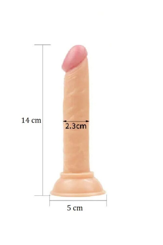 Biosal Belden Bağlamalı Kemerli Ince Kısa 12 Cm Takma Penis - Görsel 2