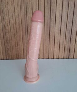 Greenport Yapay Dildo Penis Tam Uzunluk 27 Cm 537 gram Ten Renk Damarlı Vajina Anal Uygun Erotik Shop - Görsel 3