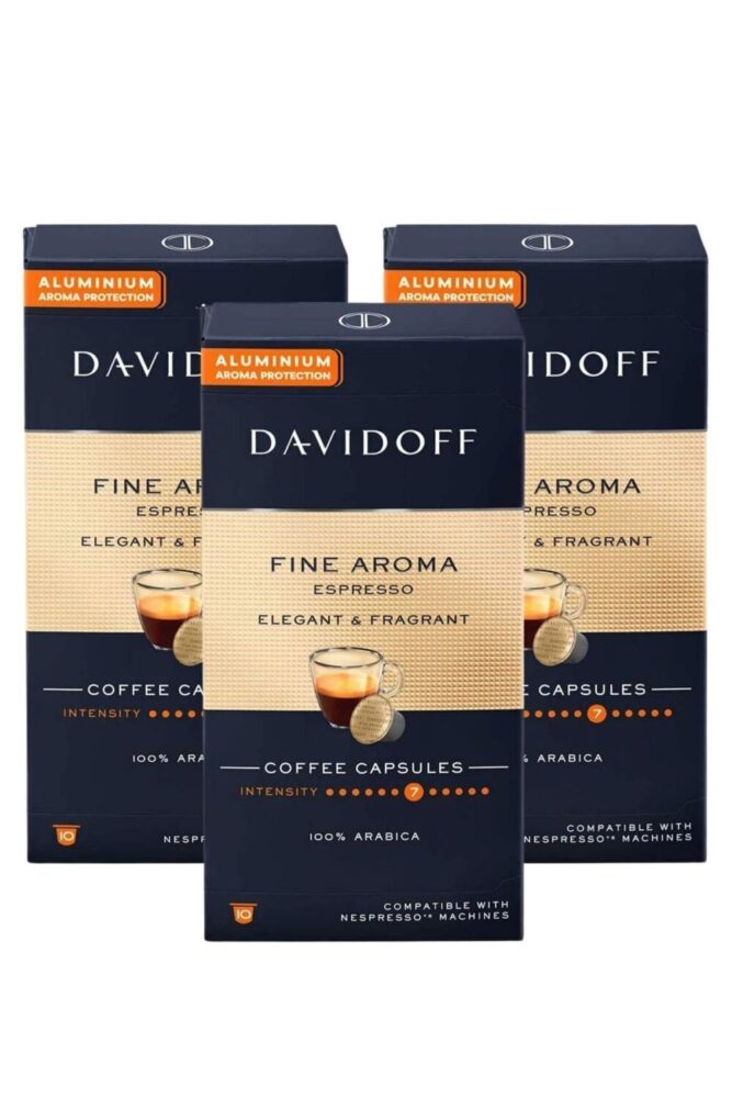 Davidoff Fıne Aroma Espresso Elegant & Fragrant Aluminium Kapsül Kahve 3x10'lu (nespresso Uyumlu) - Görsel 2