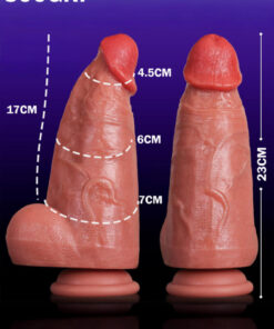 Alternative view of Do it Love - Cüce Dev Realistik Dildo 23cm Uzunluk 7cm Kalınlık - Güçlü Vantuz Çift Katman Dildo