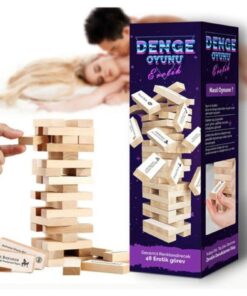 Platox Fantezi Denge Oyunu Cezalı +18 Seksi Oyun Jenga