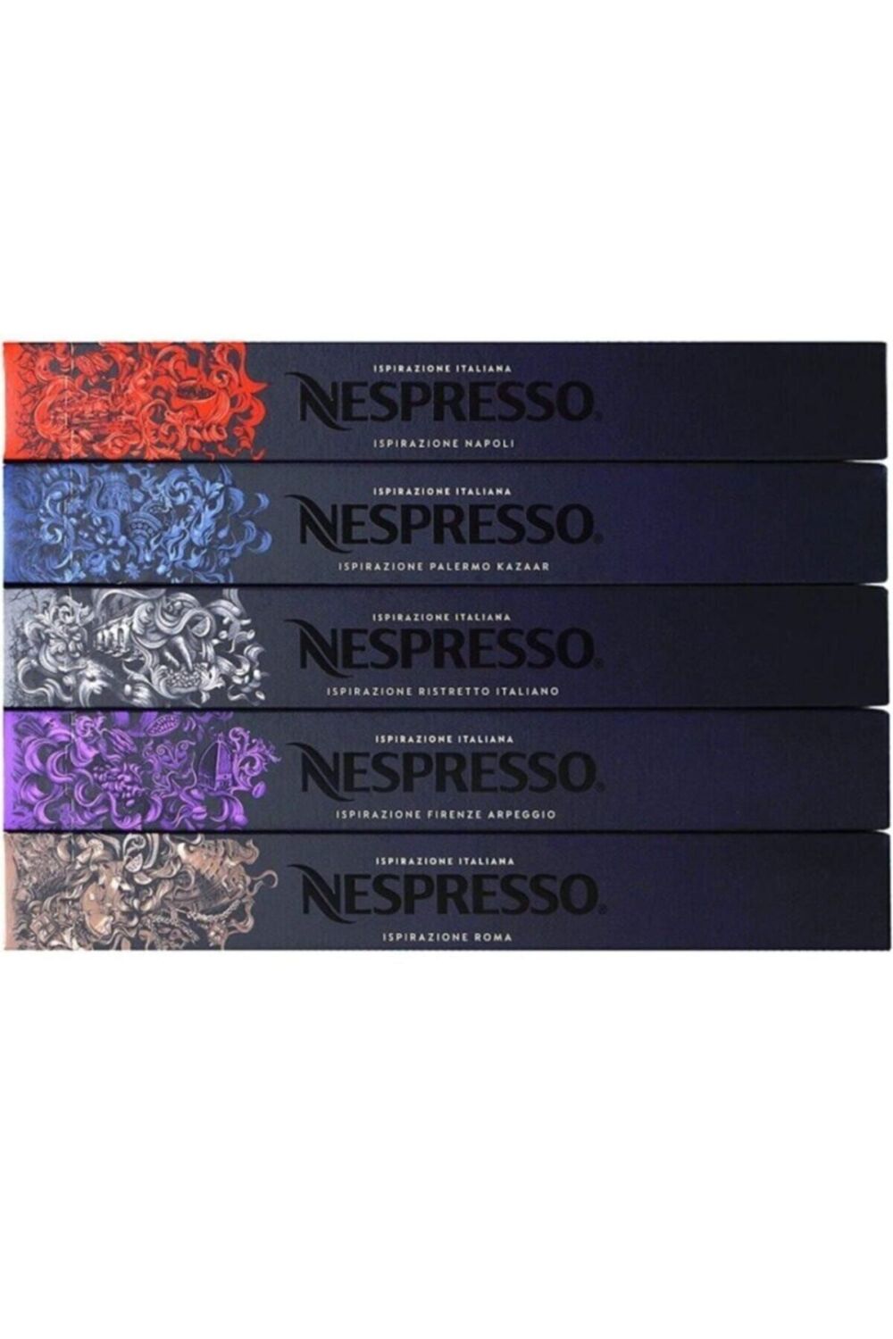 Nespresso Sert Içimli Italian Tatlar Serisi 5'li Set Napoli, Palermo, Ristretto, Arpeggio, Roma - Görsel 2