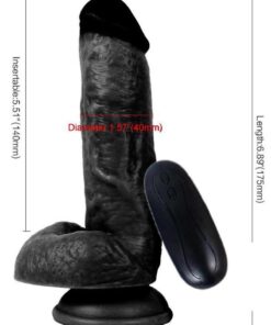 Alternative view of Lolita Shop Vantuzlu 17,5 Cm Kalın Gerçekçi Ten Dokusu 10 Farklı Titreşimli Penis Realistik Vibratör Dildo