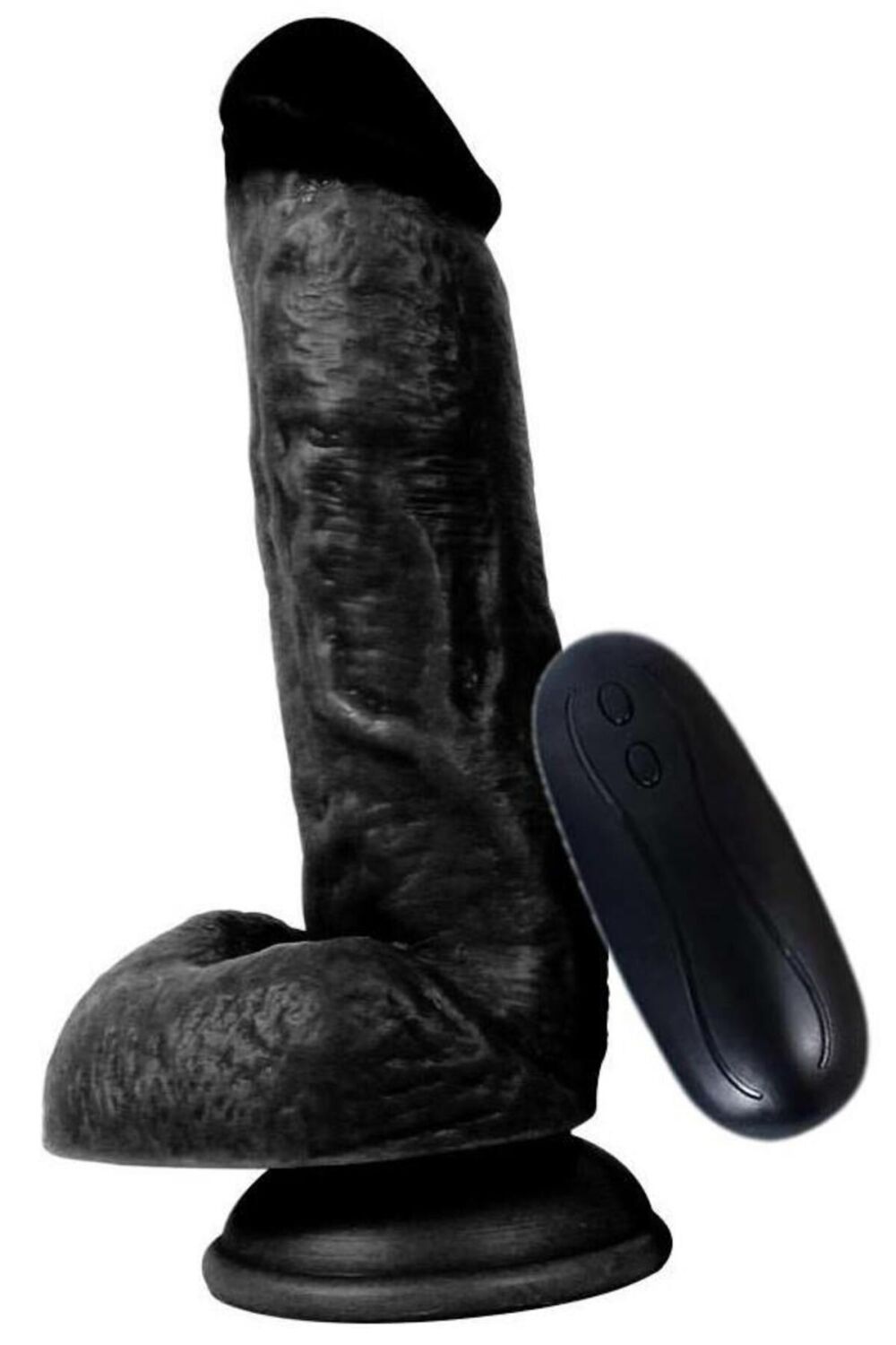 Lolita Shop Vantuzlu 17,5 Cm Kalın Gerçekçi Ten Dokusu 10 Farklı Titreşimli Penis Realistik Vibratör Dildo