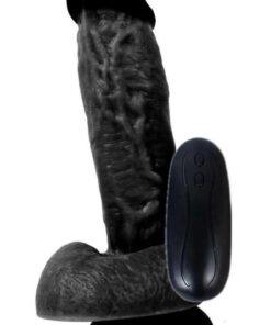 Lolita Shop Vantuzlu 17,5 Cm Kalın Gerçekçi Ten Dokusu 10 Farklı Titreşimli Penis Realistik Vibratör Dildo - Görsel 3