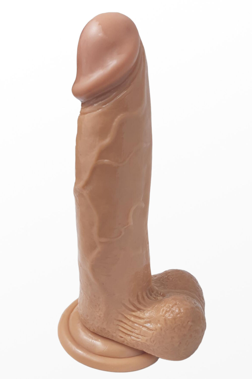 Do it Love 20cm Realistik Gerçek Doku Yapay Penis Dildo Vantuzlu Bronz