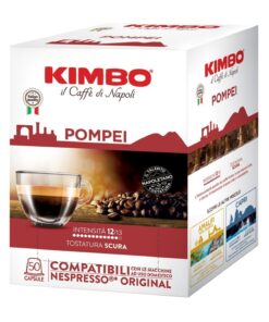 Kimbo Pompei Nespresso Uyumlu Kapsül Kahve (50'li Kutuda)