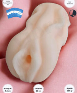 vibra Yapay Vajina El Tipi Mastürbatör 13 cm | 5,5 cm | 210 g – Erkek Mastürbasyon Aparatı (Kompakt)