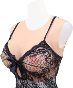CD MARKETİNG yapay göğüs Askılı Süper Gerçekçi Giyilebilir Suni Silikon Göğüs c Cup Beden