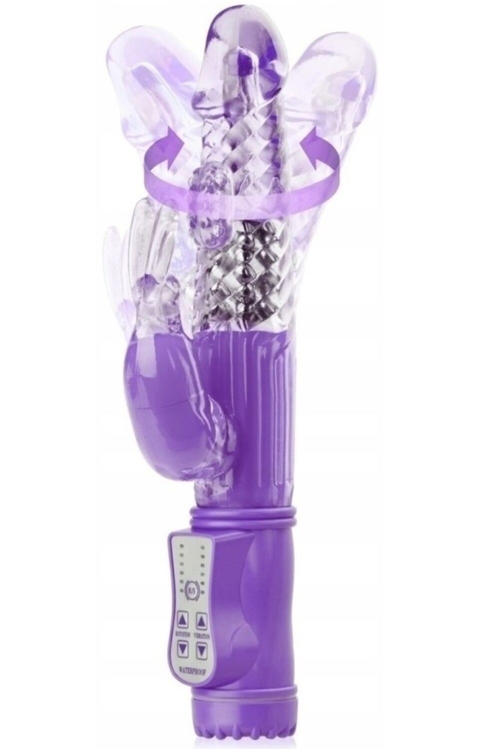 Lolita Shop Oynar Başlıklı Çift Motorlu Klitoris Uyarıcılı12 Farklı Rotasyonlu Titreşimli Teknoloji Vibratör