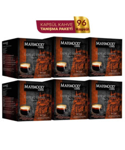 Mahmood Coffee Espresso Kapsül Tanışma Paketi Dolce Gusto Uyumlu Kapsül Kahve Fırsat Paketi 16 Adet X 6 Paket