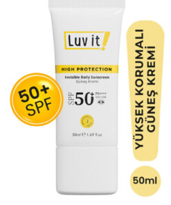 Luv it! Spf50+ Pa++++ Uva Uvb Yüksek Korumalı Leke Karşıtı Güneş Kremi 50 Ml